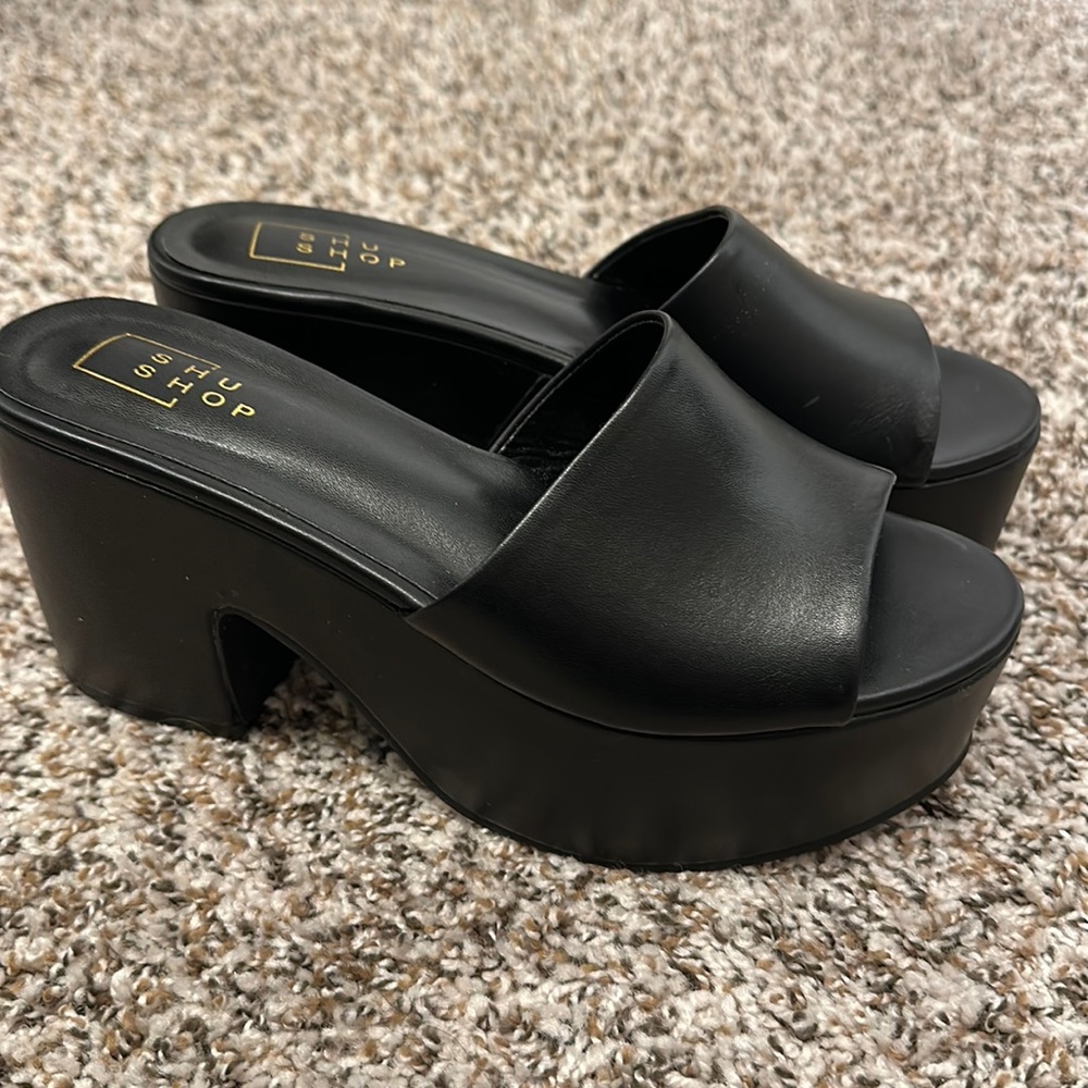 Platform sandals from a cute boutique!